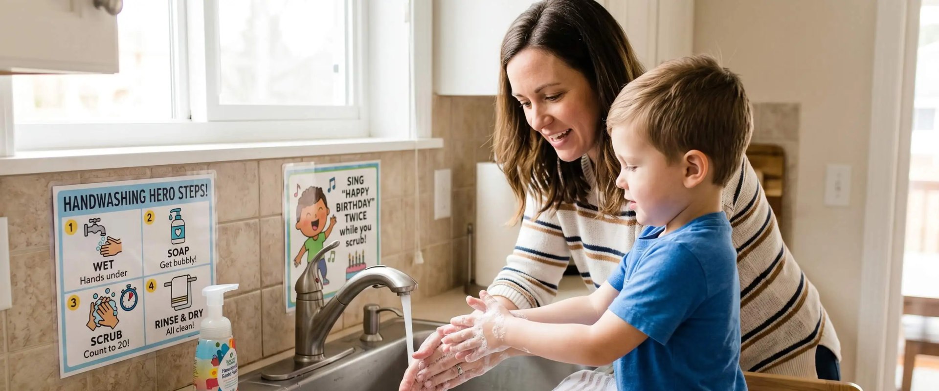 Handwashing Tips for Kids Who Rush Through Washing